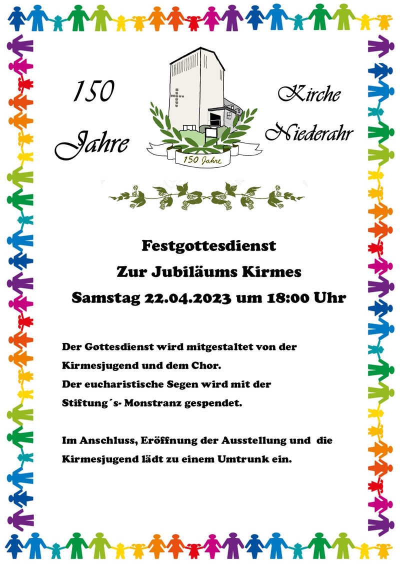 150 Jahre Kirche Niederahr